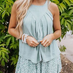 Train To The City Top In Pear